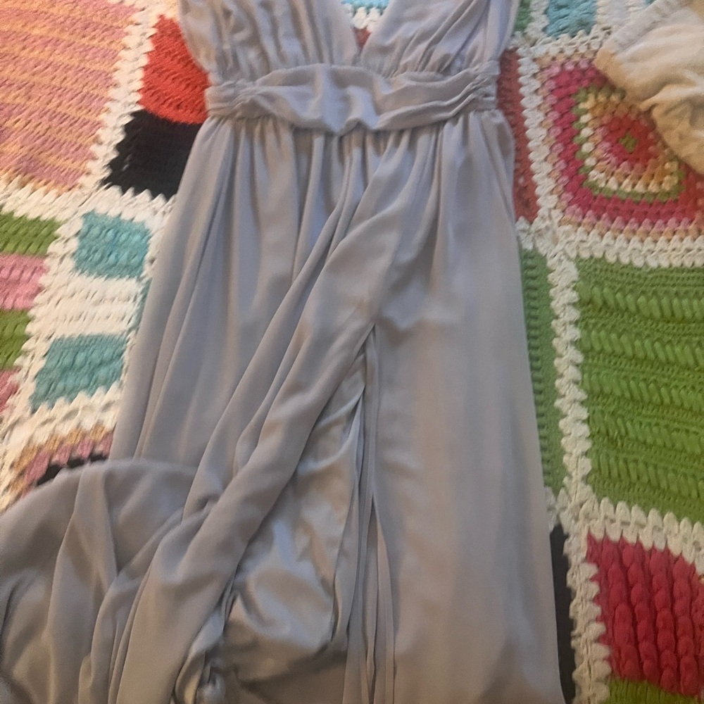 Lulu's Women's Gown in Gray - Picture 4 of 5